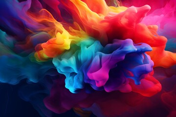 Obraz premium abstract colorful background with water