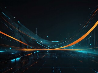 Futuristic abstract technology background.