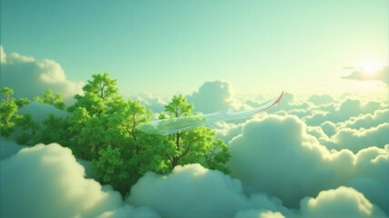 Fototapeta premium sun and clouds