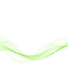 Green wave. Abstract background. design element. eps 10