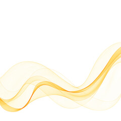 Orange abstraction wave. Vector background. Eps 10