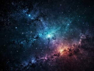 Fototapeta premium Galaxy background filled with stars.