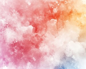 Obraz premium Abstract Watercolors, Soft pastel abstract watercolor painting blends with overlapping washes