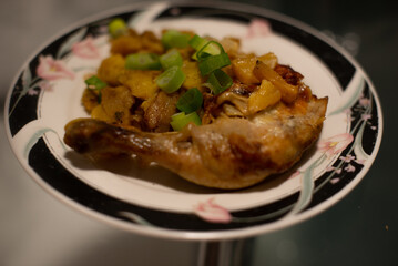 chop with vegetables