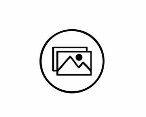 Image Gallery Icon - Photos, Pictures, and Media Symbol