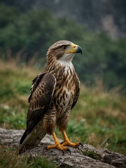 Obraz premium Gipeto, a majestic bird of prey.