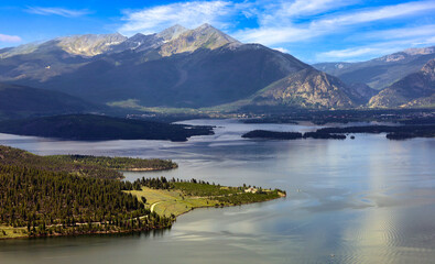 Colorado's Lake Dillon in Summit County is actually a large reservoir
