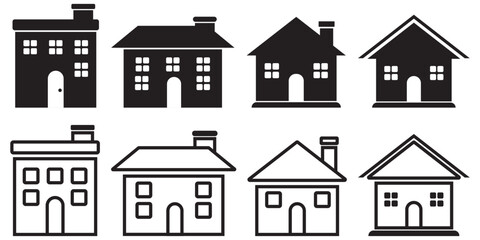 Web home icon for apps and websites, House icon, Home sign in circle or Main page icon