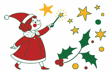 Create a Christmas North Pole Nanny  Festive Character Design Tutorial
