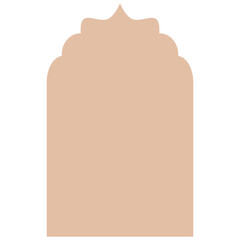 Arabic arch window and doors. Set of arabic door and window.