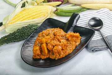 Indian cuisine - Kadai chicken masala