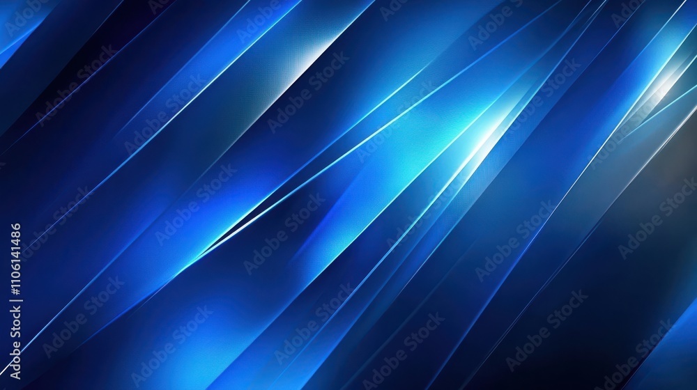 Aufkleber abstract blue light rays creating a dynamic and modern background for technology or creative project