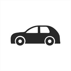 Vector design of car outline art icon set with clean lines and minimalist style