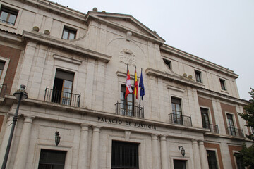 hall (courthouse) in valladolid in spain 