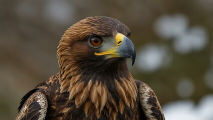Golden eagle (Aquila chrysaetos).