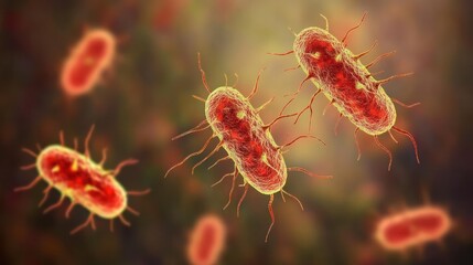 Dynamic interplay of skin bacteria in a stable environment under the microscope, symbolizing regeneration and care.