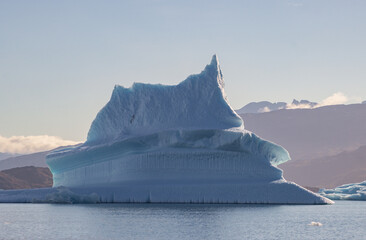 Icebergs in the fjords of south Greenland	