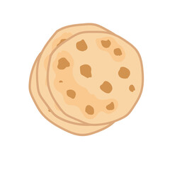 Pita bread, making kebabs and burritos, Fresh tortilla.