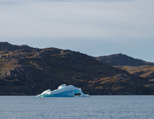 Icebergs in the fjords of south Greenland	