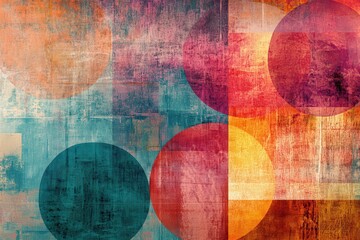 Lively creative backdrop inspired by unique textures and designs