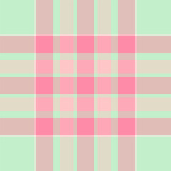 Stroke fabric texture vector, windowpane pattern seamless background. Adorable textile check plaid tartan in light and red colors.