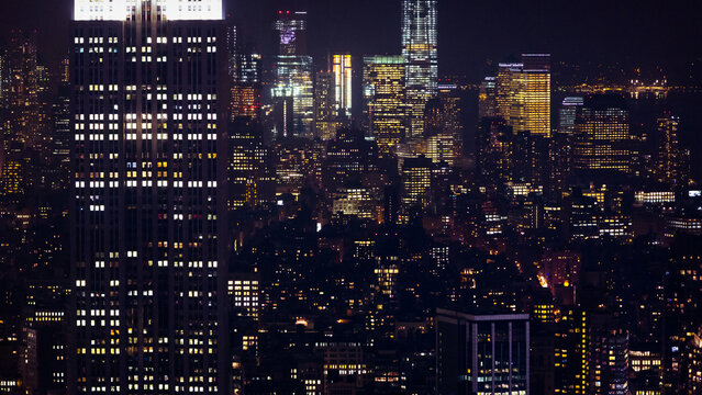 Fototapeta Big city never sleeps