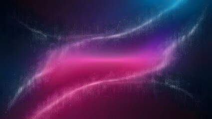 Naklejka premium Grainy gradient background, dark blue purple magenta pink black abstract noise texture banner