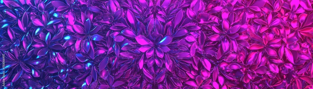 Poster vibrant floral patterns abstract art digital design colorful environment close-up view visual impact