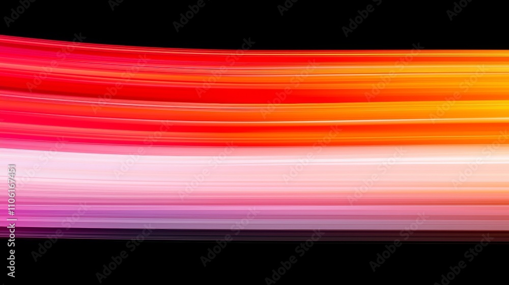 Poster dynamic color waves abstract digital art modern design creative space close-up visual impact