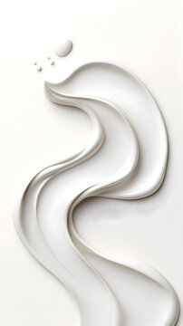 White cream swirl background	