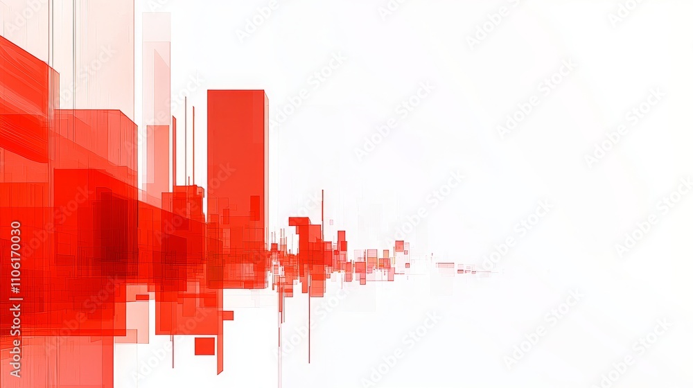 Poster dynamic abstract shapes digital art visual design modern minimalist creativity exploration