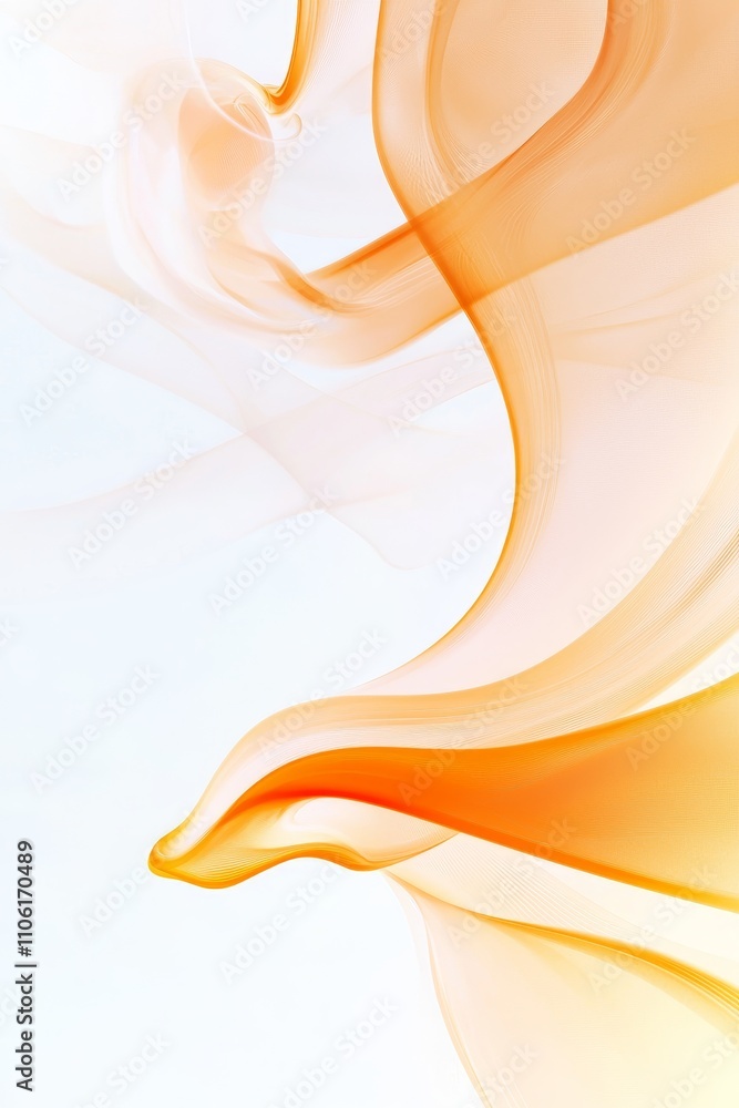 Poster flowing abstract patterns digital art vibrant colors modern design artistic viewpoint abstract conce