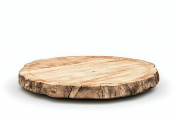 Round Wooden Serving Board with Natural Edges for Rustic Decor, Home Cooking, and Farmhouse Style Presentations Ideal for Serving Charcuterie or Baked Goods