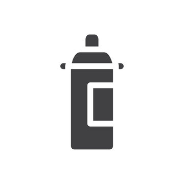 recommend clip art: Aerosol spray paint icon simple vector symbol