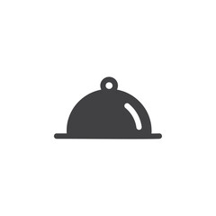 Food platter icon simple vector symbol
