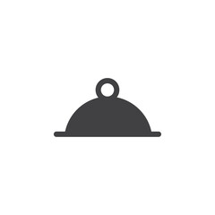 Food platter icon simple vector symbol
