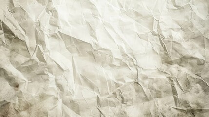 Fototapeta premium Aged White Paper Texture, Old Newspaper Background, Grungy Poster Design with Copy Space, Light Vintage Pattern