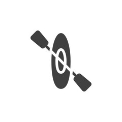 Row boat icon simple vector symbol