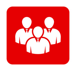 Symbol, ikona ludzi. Plik wektorowy.