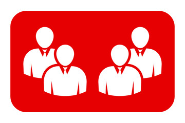 Symbol, ikona ludzi. Plik wektorowy.