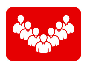 Symbol, ikona ludzi. Plik wektorowy.