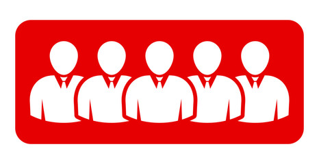 Symbol, ikona ludzi. Plik wektorowy. © robert6666