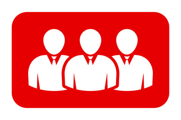 Symbol, ikona ludzi. Plik wektorowy.