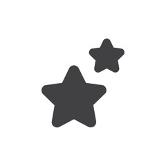 Star icon simple vector symbol
