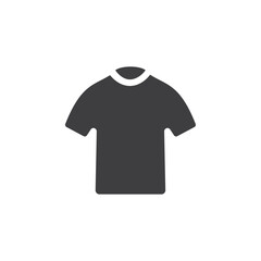 T shirt icon simple vector symbol