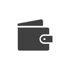 Wallet icon simple vector symbol