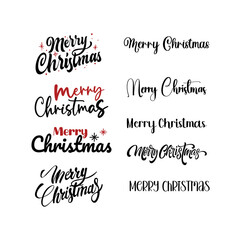 Luxury Merry Christmas banner and background design. Elegant 3D vector greeting card illustration.
