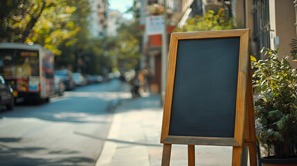 Blank Street Chalkboard Awaits!