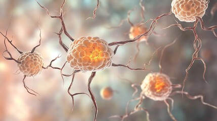 Close-up of human brain showing plaques. Understanding the complexities of neurological conditions through detailed anatomical study.