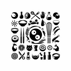 miscellaneous vector icon white background.